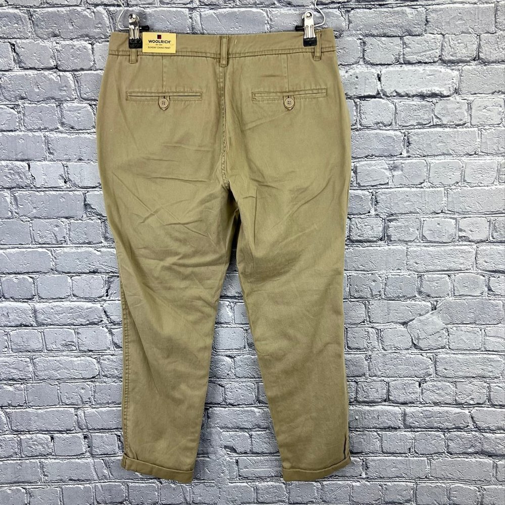 Woolrich Sunday Chino Pants Khaki Size 6 NWT - Picture 4 of 6